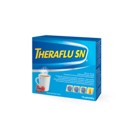 THERAFLU SN 500 mg/30 mg milteliai geriamajam tirpalui N10