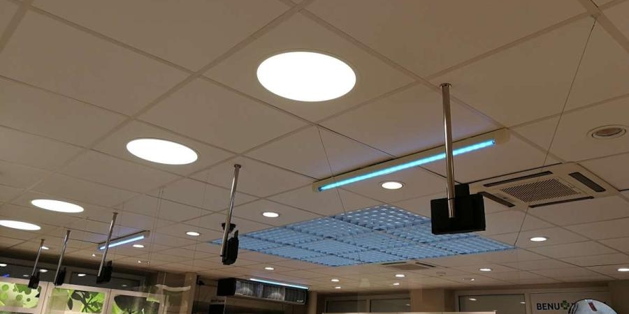 BENU vaistinėse montuojamos baktericidinės lempos